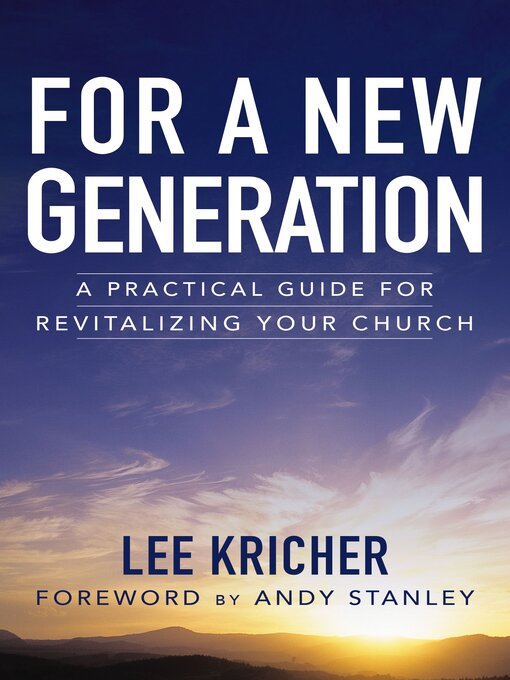 Title details for For a New Generation by Lee D. Kricher - Available